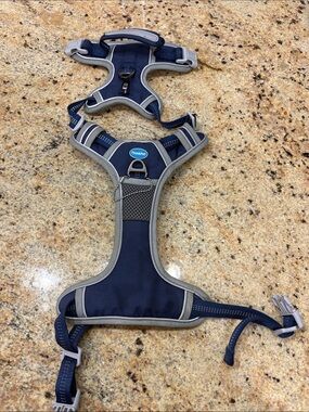 ThinkPet Reflective Navy Dog Harness with Padded Chest